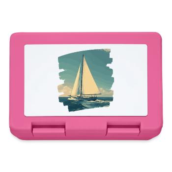 Voilier Rétro - Boîte à goûter - rose - Devant
