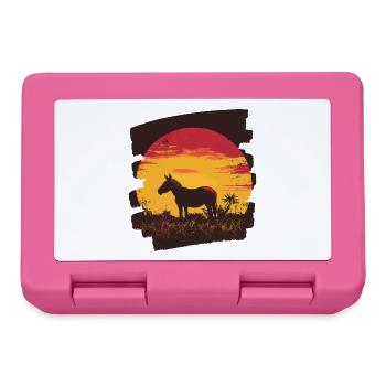 Esel - Brotdose - Pink - Vorne