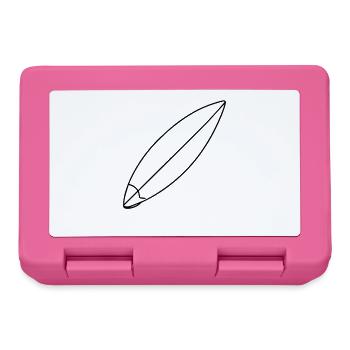 Surfboard Sketch - Lunchbox - pink - Front
