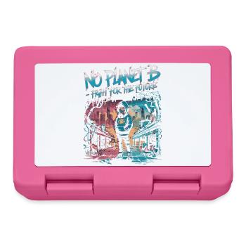 No Planet B – Lutte pour l’avenir - Boîte à goûter - rose - Devant