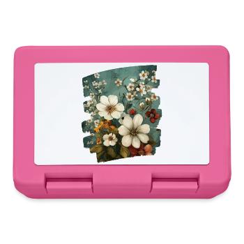Spring Spring Beginning Flower Flowers - Lunchbox - pink - Front