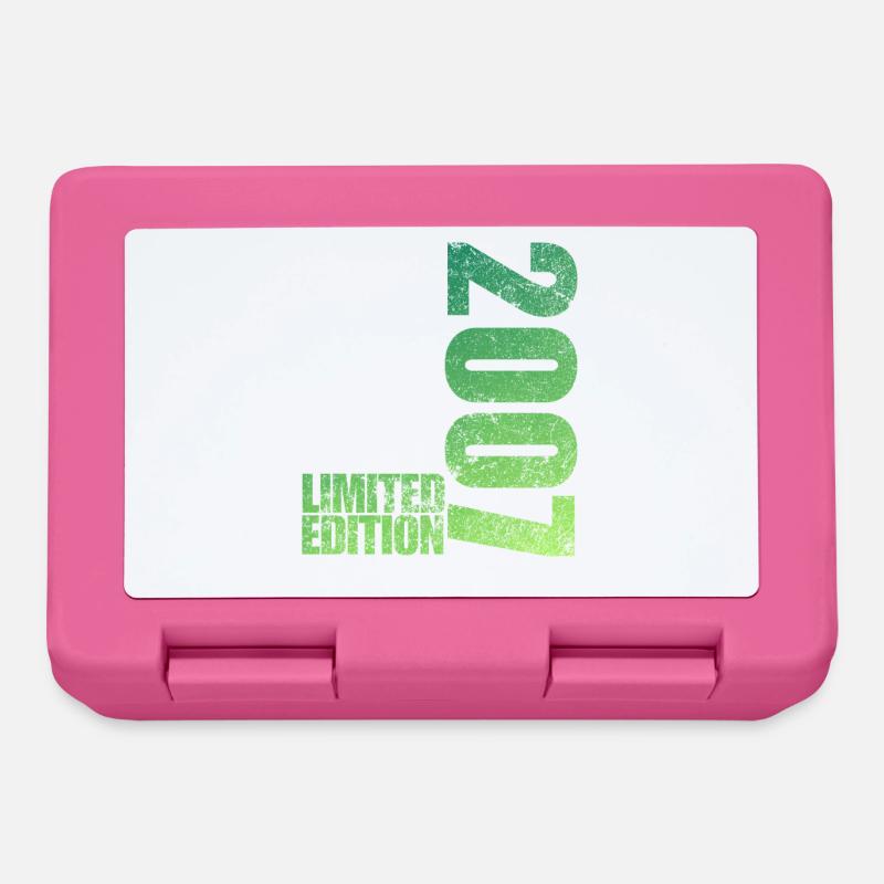 Limited Edition 2007 18. Geburtstag Geschenk - Brotdose - Pink