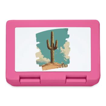 Cactus - Lunchbox - pink - Front