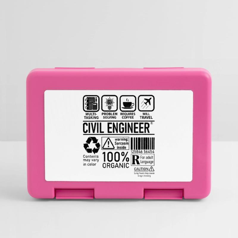 Civil Engineer multi tasking problem solving Lunchbox