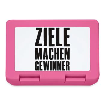 Goals Make Winners Founders Entrepreneurs Startup - Lunchbox - pink - Front