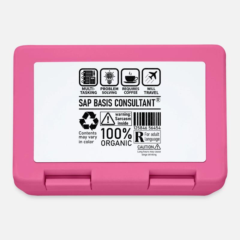 Sap Basis Consultant multi tasking problem solving - Lunchbox - pink