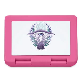 Pilze des dritten Auges | Mystisches Visionsdesign - Brotdose - Pink - Vorne