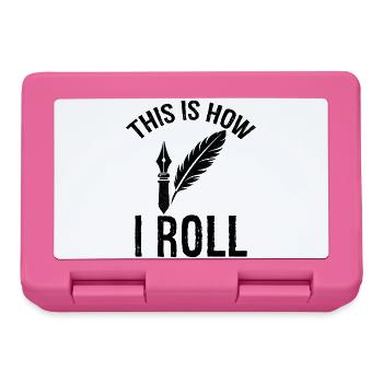 so rolle ich Autor - Brotdose - Pink - Vorne