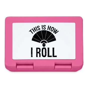 so rolle ich den Handfächer - Brotdose - Pink - Vorne