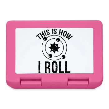 so rolle ich Astrophysik - Brotdose - Pink - Vorne