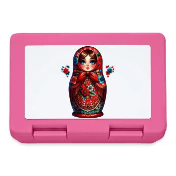 Fille russe ! Matriochka Russe pour Russes - Boîte à goûter - rose - Devant