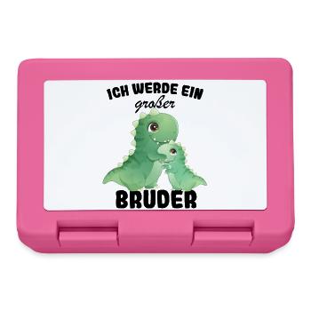 Nachwuchs Verkünden | Ich Werde Großer Bruder 2027 - Brotdose - Pink - Vorne