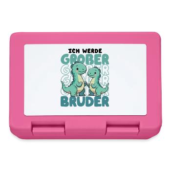 Nachwuchs Verkünden | Ich Werde Großer Bruder 2027 - Brotdose - Pink - Vorne