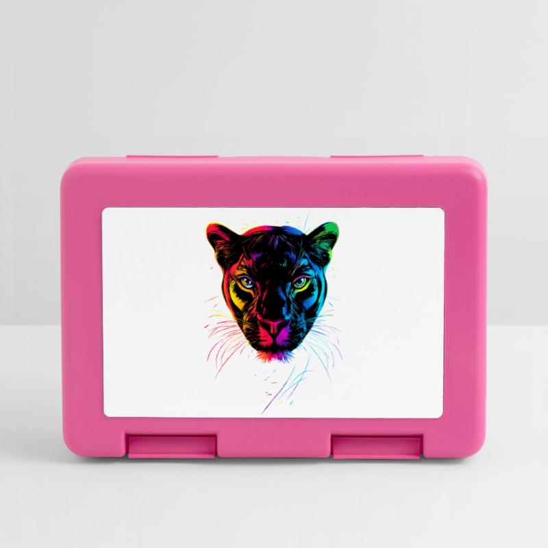 Panther Leopard Big Cat Cute Big Cat Panter Lunchbox