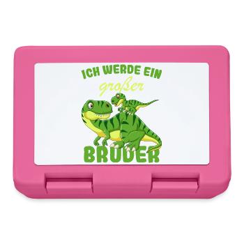 Nachwuchs Verkünden | Ich Werde Großer Bruder 2027 - Brotdose - Pink - Vorne