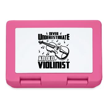Geige Großvater - Brotdose - Pink - Vorne