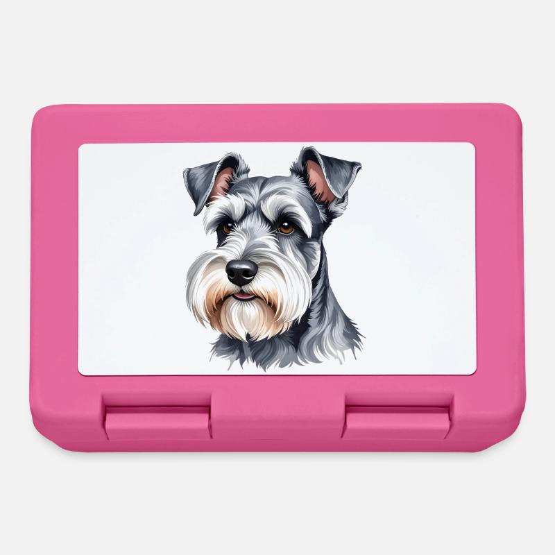 Miniature Schnauzer - Lunchbox - pink