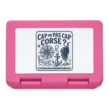 Cap ou pas cap Corse - Boîte à goûter - rose - Devant