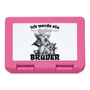 Nachwuchs Verkünden | Ich Werde Großer Bruder 2027 - Brotdose - Pink - Vorne