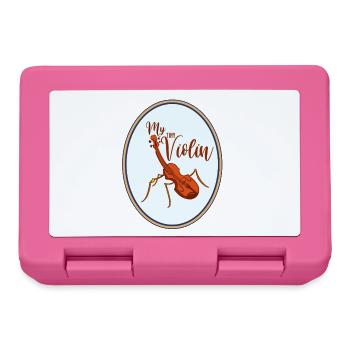 My Little Violin Ant - Violin Violin Violin - Lunchbox - pink - Front