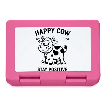 happycow - Lunchbox - pink - Front