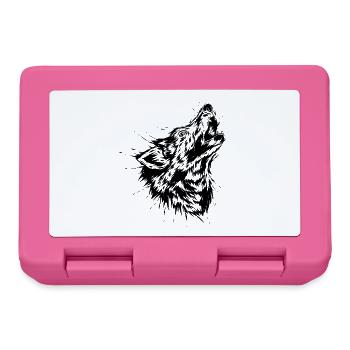 Wolf - Brotdose - Pink - Vorne