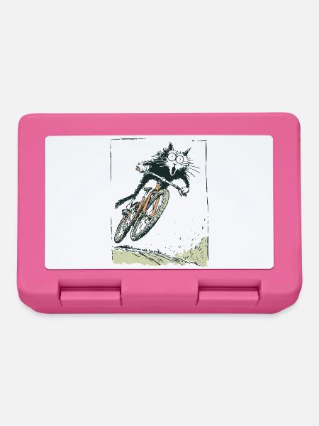 T Shirt Design Bike Cat - Brotdose - Pink