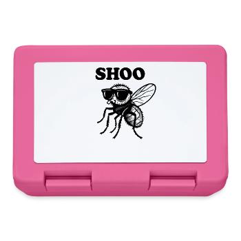 Shoo Fly Funny Hate Flies Shoo Fly - Lunchbox - pink - Front
