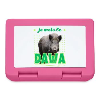 I Put the DAWA in the Forest Hunter Gift - Lunchbox - pink - Front
