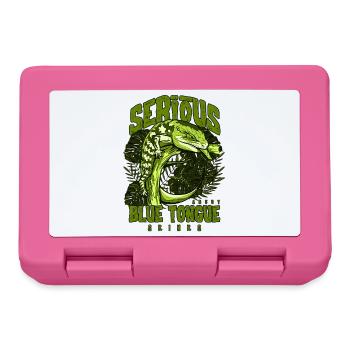 Ernsthaft über Blauzungenskinke Reptilienhalter - Brotdose - Pink - Vorne