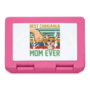 maman chihuahua - Boîte à goûter - rose - Devant