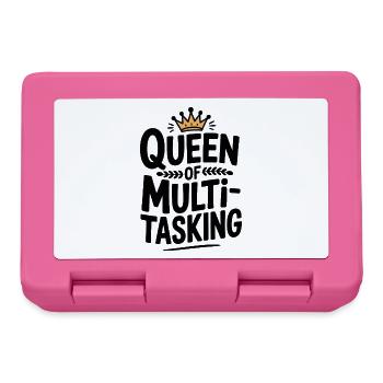 Königin des Multitaskings - Brotdose - Pink - Vorne