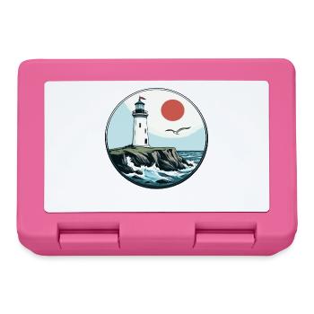 lighthouse - Lunchbox - pink - Front