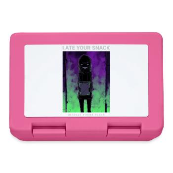 Scary Anime Phonk I Ate Your Snack - Lunchbox - pink - Front