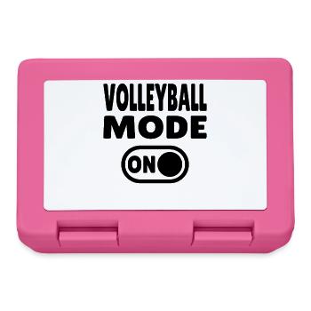 Volleyball Mode ON – pure joy of playing - Lunchbox - pink - Front