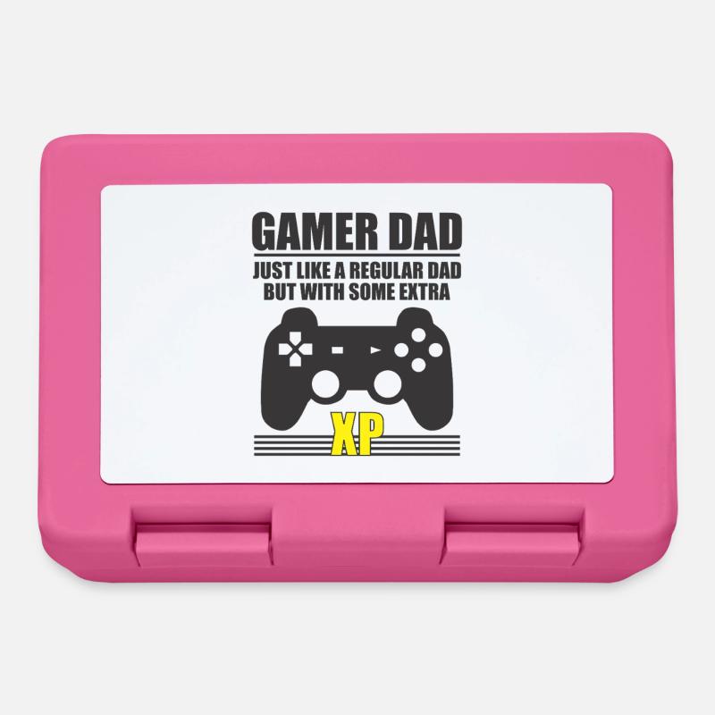 Gamer Dad XP Tee - Lunchbox - pink