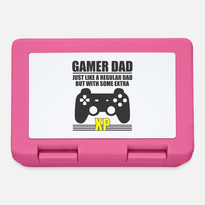 T-shirt Gamer Dad XP - Boîte à goûter - rose