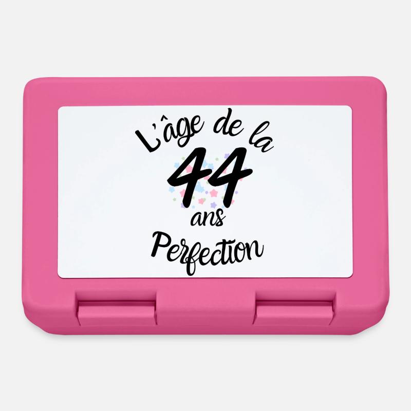 44 ans, l'âge de la perfection - Boîte à goûter - rose