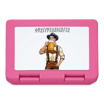 Bière MAN - Boîte à goûter - rose - Devant