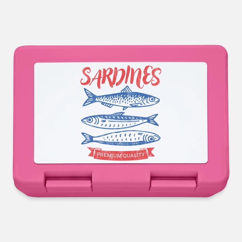 Sardinen - Brotdose - Pink