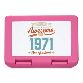 Génial depuis 1971 - Boîte à goûter - rose - Devant