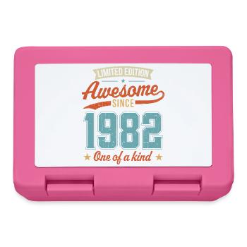 Génial depuis 1982 - Boîte à goûter - rose - Devant