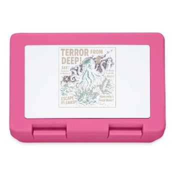 Terror From The Deep Kraken Movie Poster Halloween - Lunchbox - pink - Front