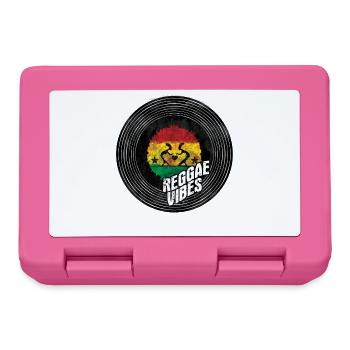 Cercle du logo Reggae Vibes - Boîte à goûter - rose - Devant