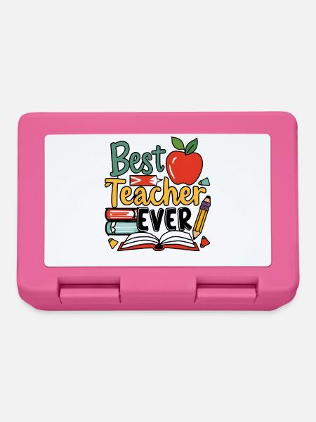 Bester Lehrer aller Zeiten - Brotdose - Pink