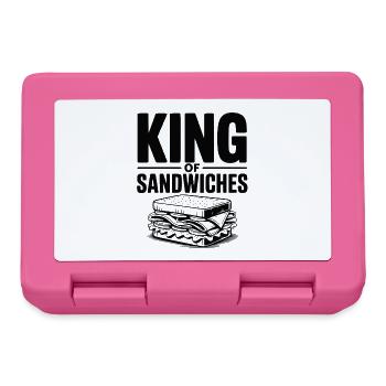 King of Sandwiches - Lunchbox - pink - Front