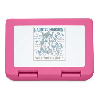 Haunted Mansion Filmplakat Vintage Halloween - Brotdose - Pink - Vorne