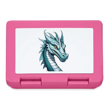 Kobaltdrachen Kopfkunst - Brotdose - Pink - Vorne