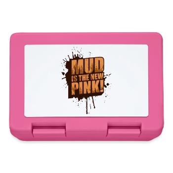 Mud is the new pink! Mud Run Muddy Race - Lunchbox - pink - Front