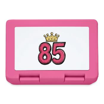 85 Number Crown - Lunchbox - pink - Front